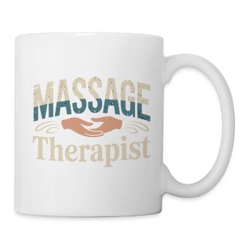  Massage Therapist Retro Motiv für professionelle - Tasse - Weiß - Rechts