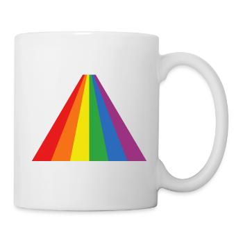 Regenbogendreieck Kühn - Tasse - Weiß - Rechts
