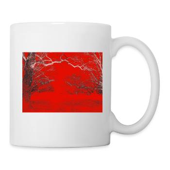 Red Forest Edge Contrast - Mug - white - Right