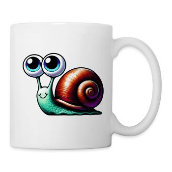 Escargot - Mug blanc - blanc - Droite