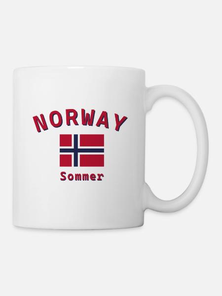 Norwegensommer - Tasse - Weiß