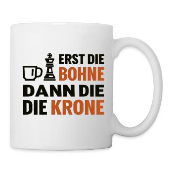 Schach Turnierspieler Kaffee Shirt | Geschenkidee - Tasse - Weiß - Rechts