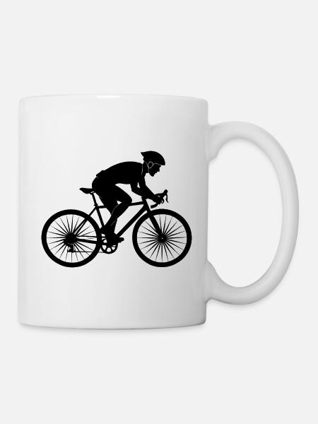 Radfahrer - Tasse - Weiß