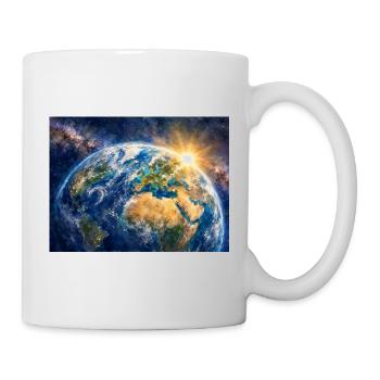 Earth at sunrise - Mug - white - Right