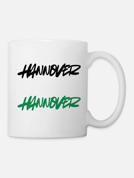 Style Double Graffiti de Hanovre - Mug blanc - blanc