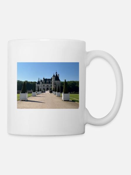 Burg von Chenonceau - Tasse - Weiß