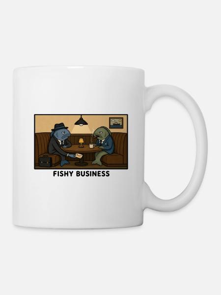 Affaires louches - Mug blanc - blanc
