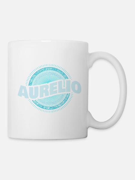 Geschenk für Aurelio - Tasse - Weiß