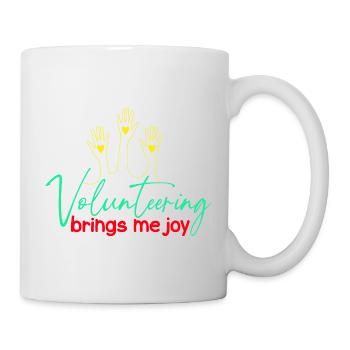 L’appréciation du bénévolat me fait plaisir Bénévole - Mug blanc - blanc - Droite