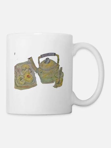 Algerian tea and cakes - Mug - white