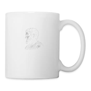 Stoic Mortality Quote by Marcus Aurelius - Mug - white - Right