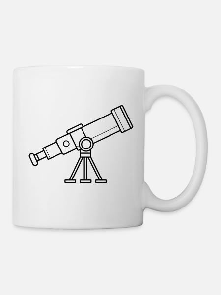 Teleskop - Tasse - Weiß