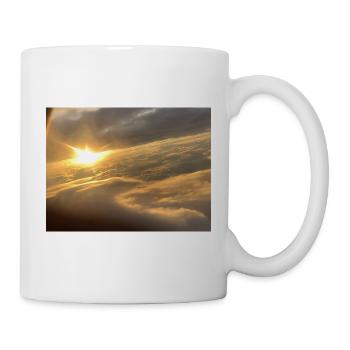 Sunlight over a sea of clouds - Mug - white - Right