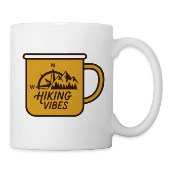 Logo Boussole Wanderlust Mug - Mug blanc - blanc - Droite