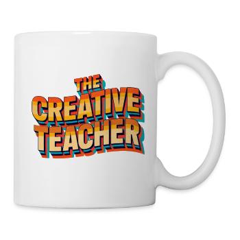 Enseignant créatif Enseignant Cadeau coloré - Mug blanc - blanc - Droite