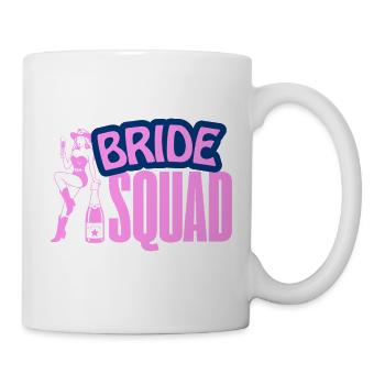Ambiance de la fête de l’équipe de mariée - Mug blanc - blanc - Droite