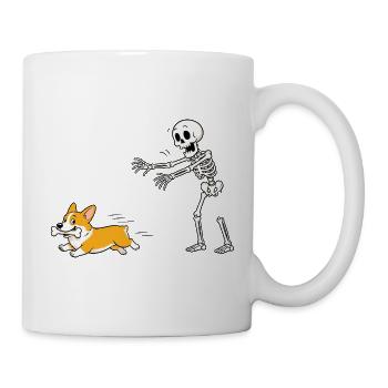 Halloween, Cprgi, Skeleton - Mug blanc - blanc - Droite