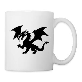 Dragon - Tasse - Weiß - Rechts