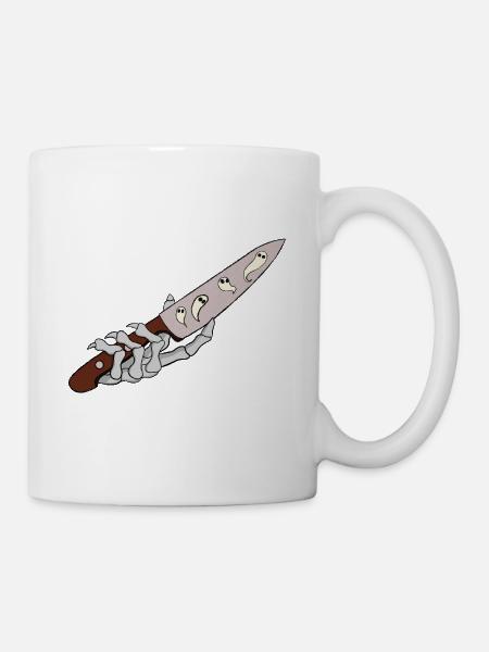 Ghost blades with hand - Mug - white