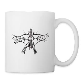 Dragonfly metazoan - Mug - white - Right