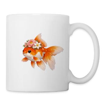 Goldfisch - Tasse - Weiß - Rechts