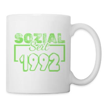 Travailleur social 1992 - Mug blanc - blanc - Droite