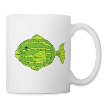 Puffy - Mug blanc - blanc - Droite