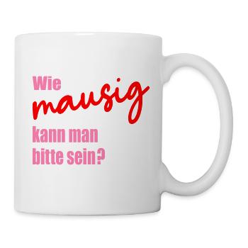 Beste Freundin Maus - Tasse - Weiß - Rechts