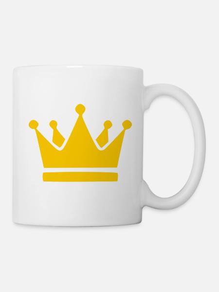 Krone Geburtstag Geschenk - Tasse - Weiß