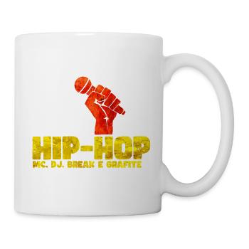 Hip Hop Fist Basketball Tee - Mug - white - Right