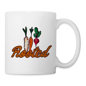 Art de la carotte enracinée - Mug blanc - blanc - Droite