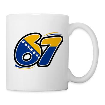67 Bosnien Edition - Tasse - Weiß - Rechts