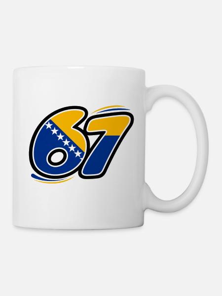 67 Bosnien Edition - Tasse - Weiß