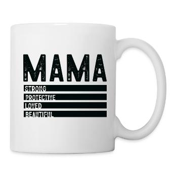 Valeurs fortes de Mama - Mug blanc - blanc - Droite