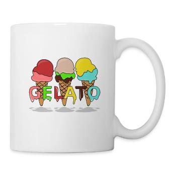 Gelato - Tasse - Weiß - Rechts