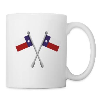Texas-Flagge - Tasse - Weiß - Rechts