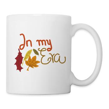 In my fall era - kreatives Herbst Design - Tasse - Weiß - Rechts