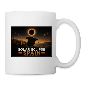 Solar Eclipse Spain 2026 - Tasse - Weiß - Rechts