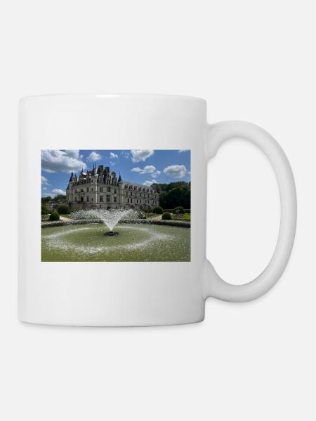 Burg von Chenonceau - Tasse - Weiß
