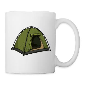 zelt - Tasse - Weiß - Rechts