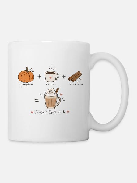 pumpkinspicelatte - Tasse - Weiß