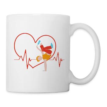 Breakdance - Tasse - Weiß - Rechts