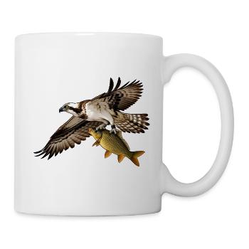 Fischadler Pandion haliaetus Adler - Tasse - Weiß - Rechts