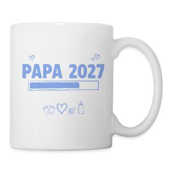 Ich Werde Papa 2027 Loading Schwangerschaft - Tasse - Weiß - Rechts