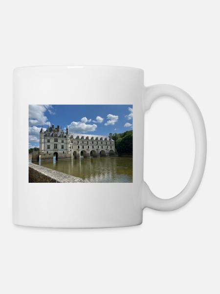 Burg von Chenonceau - Tasse - Weiß