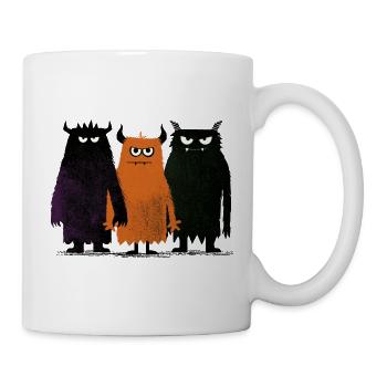 Three Little Monsters "The Crew" - Tasse - Weiß - Rechts