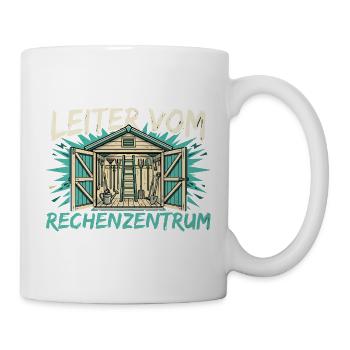 Leiter vom Rechenzentrum - Tasse - Weiß - Rechts