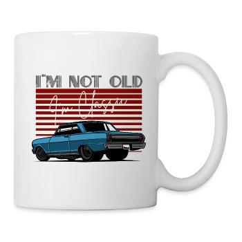 Klassisches Auto Not Old, I'm Classic Design - Tasse - Weiß - Rechts