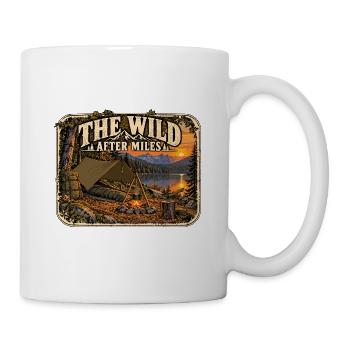 Die Wildnis nach Meilen - Tasse - Weiß - Rechts
