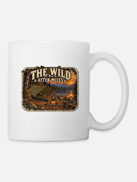 Die Wildnis nach Meilen - Tasse - Weiß